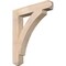 Ekena Millwork Thorton Craftsman Smooth Bracket, Douglas Fir, 3 1/2"W x 22"D x 26"H BKT04X22X26THR04SDF - alternate 1